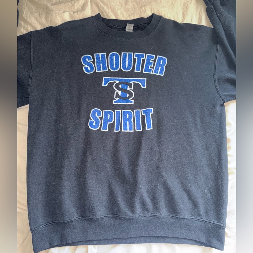 T&S Black Crewneck Sweater